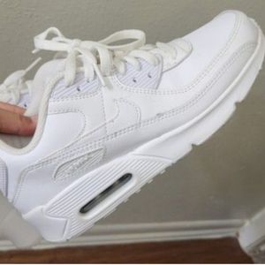 Air max 90 white size 6y no box never worn